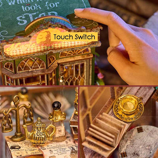 Magic Shop | DIY Book Nook Miniature House Kit 3D Wooden Model DIY Gift Puzzle