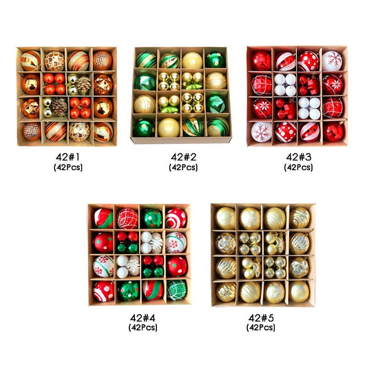 Christmas Balls Ornament 42/44/46 Pcs