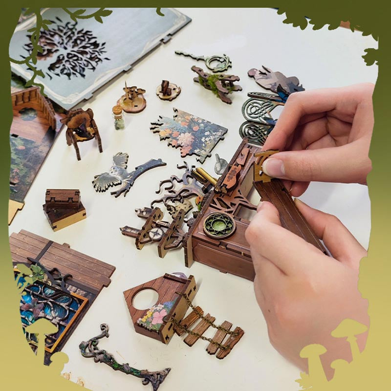Insect Story | DIY Book Nook Miniature House Kit 3D Wooden Model DIY Gift Puzzle