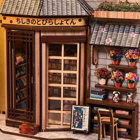 The Alley Waiting for the Cat | DIY Book Nook Miniature House Kit 3D Wooden Model DIY Gift Puzzle