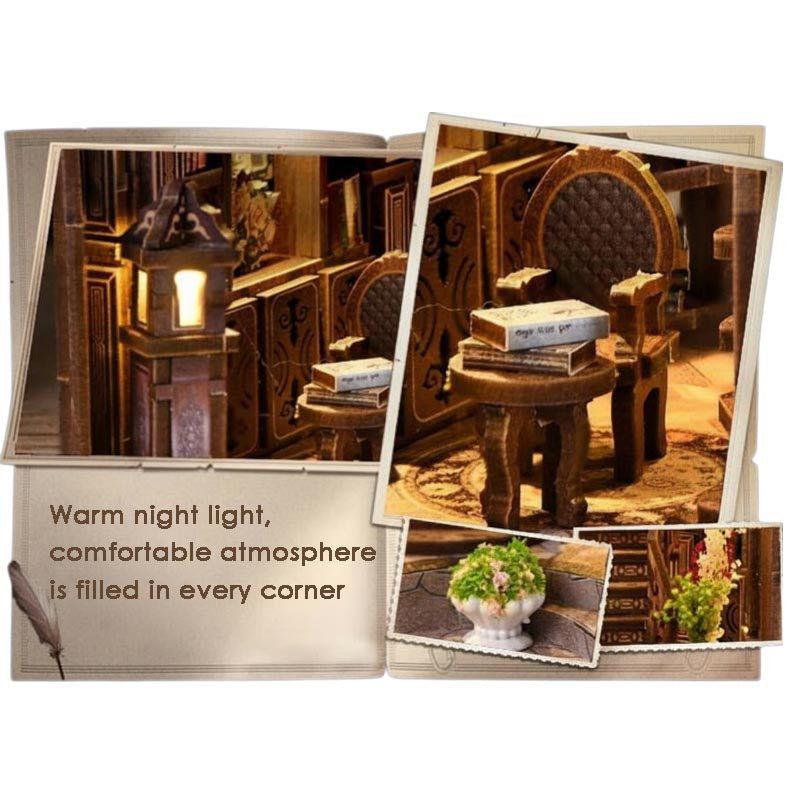 Dreamy Book Hall | DIY Miniature House Kit 3D Wooden Model DIY Gift Puzzle