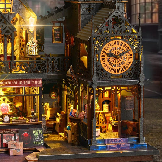 Holo Magic City | DIY Miniature House Kit 3D Wooden Model DIY Gift Puzzle