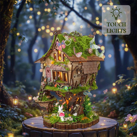 Tree House | DIY Miniature House Kit 3D Wooden Model DIY Gift Puzzle