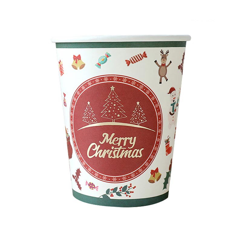 Merry Christmas party paper disposable cup for Christmas party
