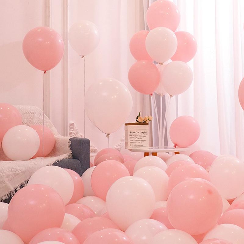 10 Inch Assorted Color Thickened Latex Balloon 100Pcs MIX#08︱Birthday Essentials, Wedding, Anniversary Decoration︱Event Styling