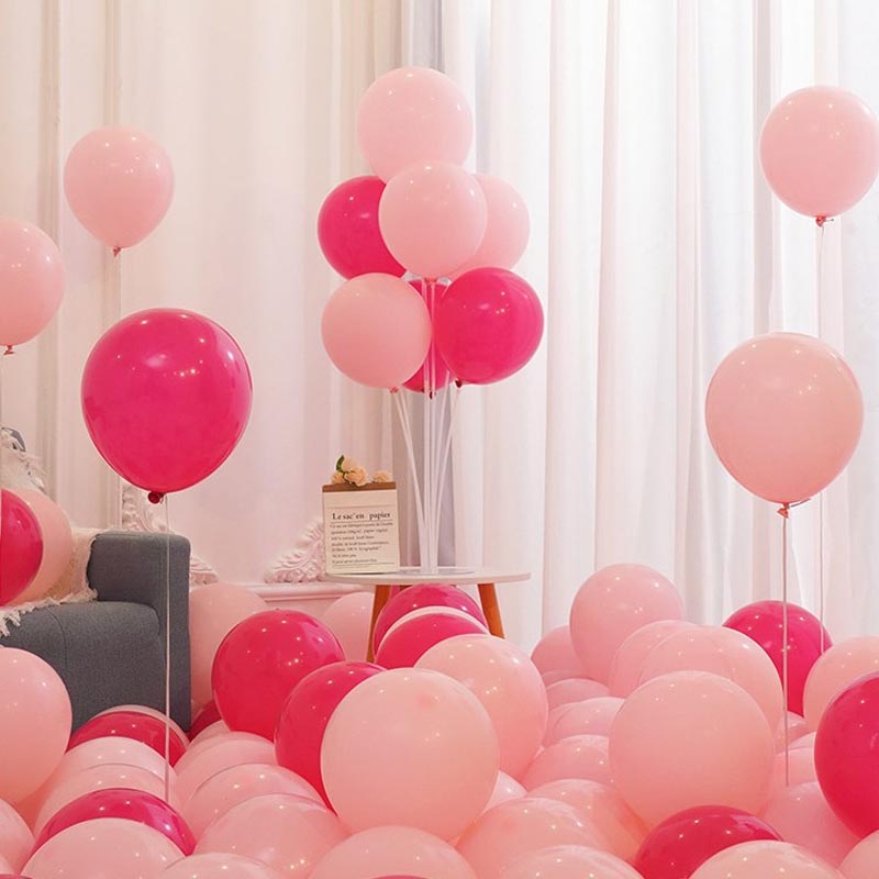 10 Inch Assorted Color Thickened Latex Balloon 100Pcs MIX#13︱Birthday Essentials, Wedding, Anniversary Decoration︱Event Styling