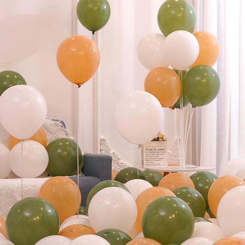 10 Inch Assorted Color Thickened Latex Balloon 100Pcs MIX#20︱Birthday Essentials, Wedding, Anniversary Decoration︱Event Styling