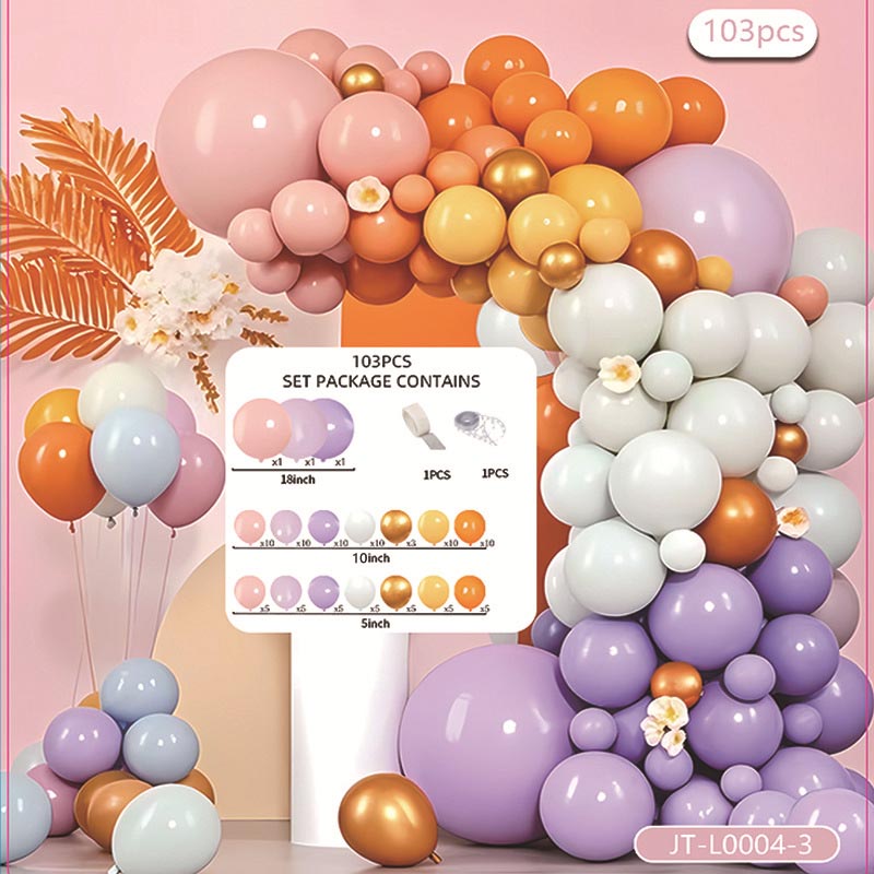 Balloon Garland Arch Kit B 103Pcs ARCH#20 MACAROON