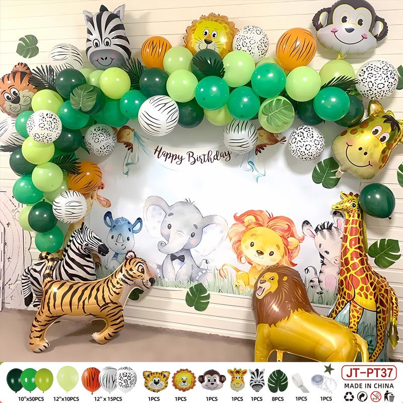 Balloon Garland Arch Kit F 90Pcs ARCH#73 FOREST THEME