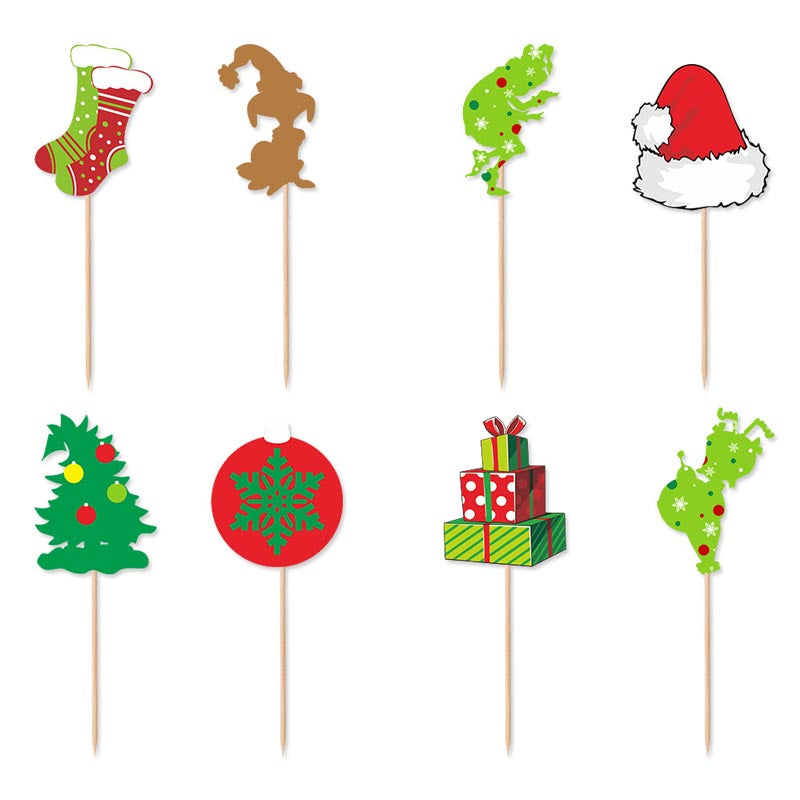 Christmas Theme Decor - Bunting/Cake Toppers