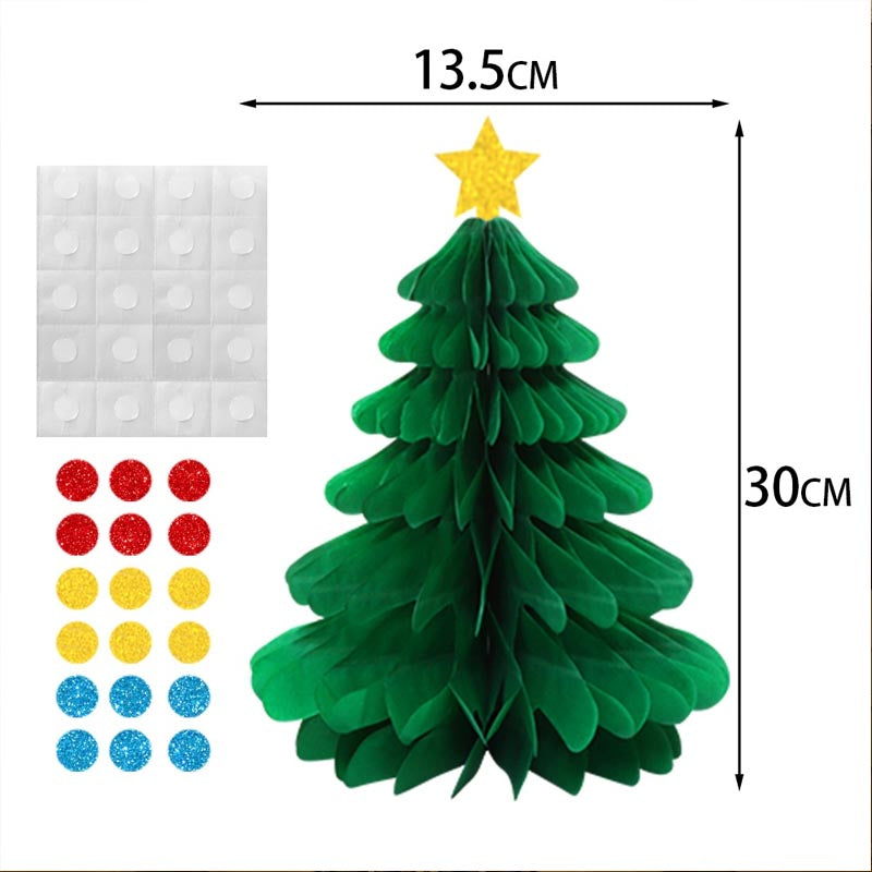 3D Christmas Hanging Decorations 5Pcs