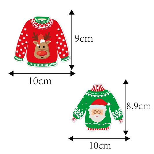 Christmas Sweater Ornaments 32Pcs