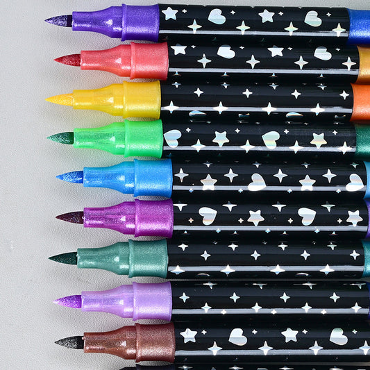 Glitter Dual Tip Pen Markers / Sparkle Shimmer Markers 24/48/72/96 colors