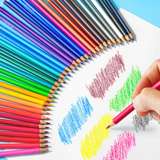 SKYGLORY Triangular Colored Pencils in Tube 12/24/36/48 Colors