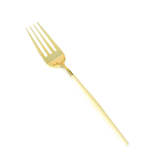 Reusable Plastic Cutlery - YELLOW