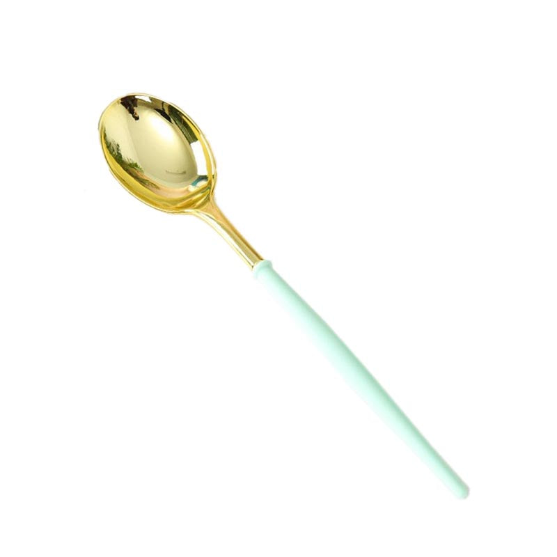 Reusable Plastic Cutlery - GREEN