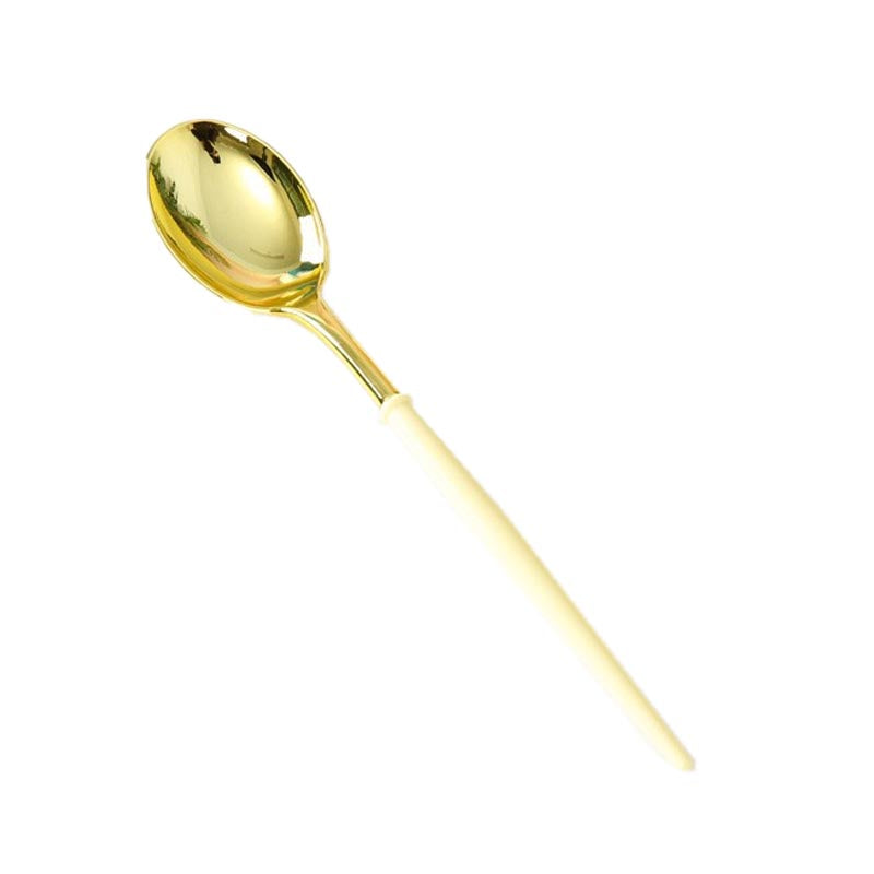 Reusable Plastic Cutlery - YELLOW
