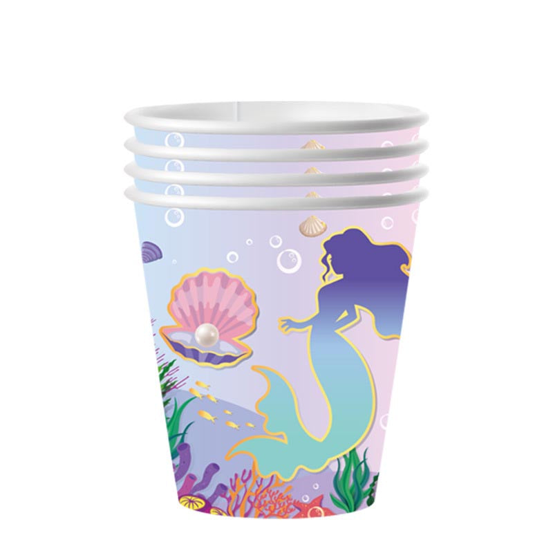 Mermaid Theme 9oz Cup 200Pcs