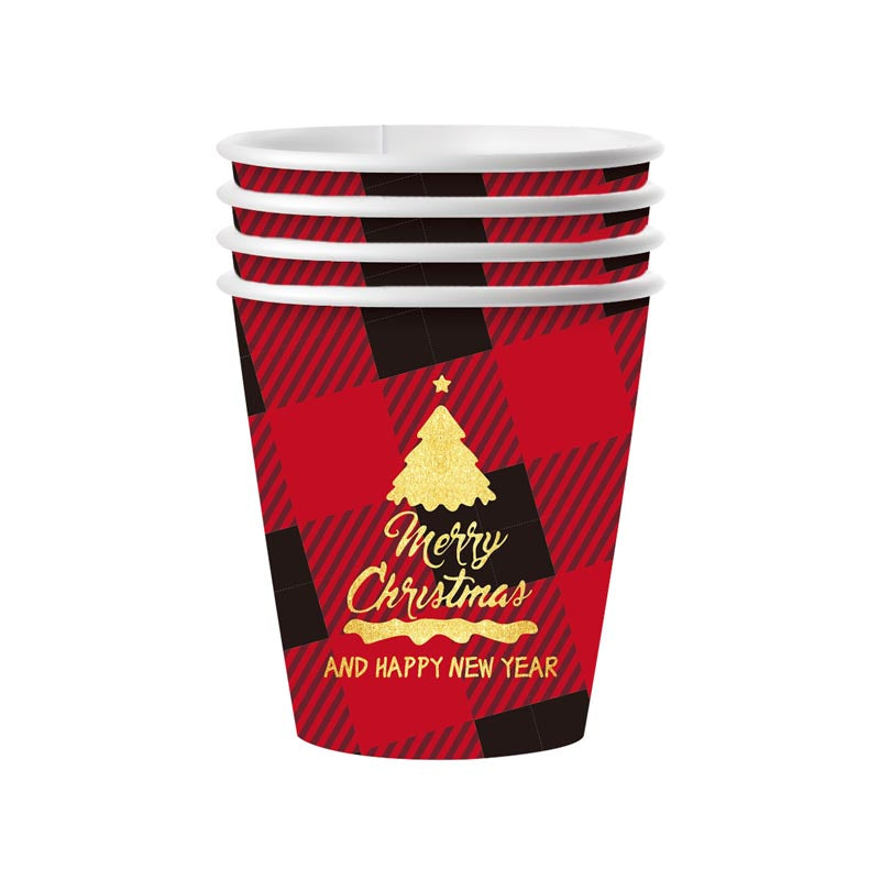 Christmas Tree Red Party 9oz Cup 50Pcs