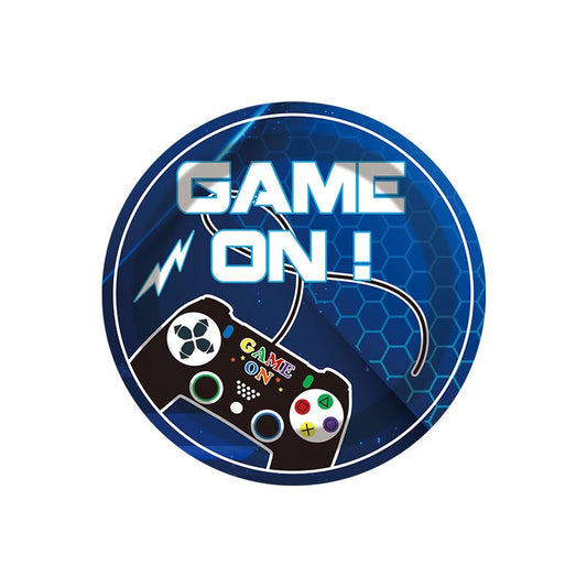 GAME ON!! 7"/ 9" Paper Plates 50Pcs / 30Sets