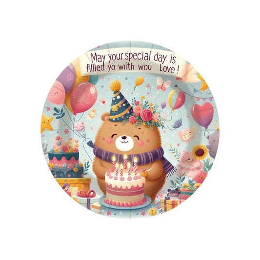 Party Bear 7"/ 9" Paper Plates 50Pcs / 30Sets