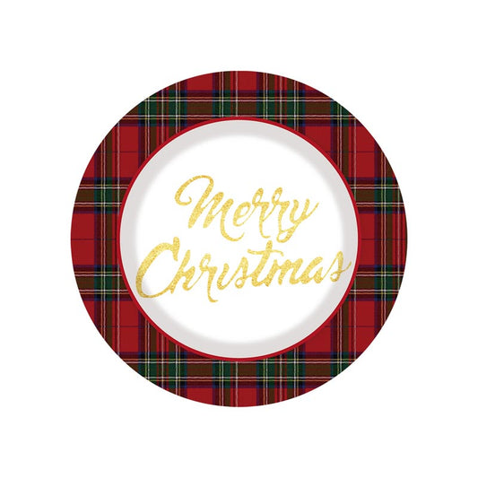Christmas Tree Red Party 7"/ 9" Plates 50Pcs / 30Sets