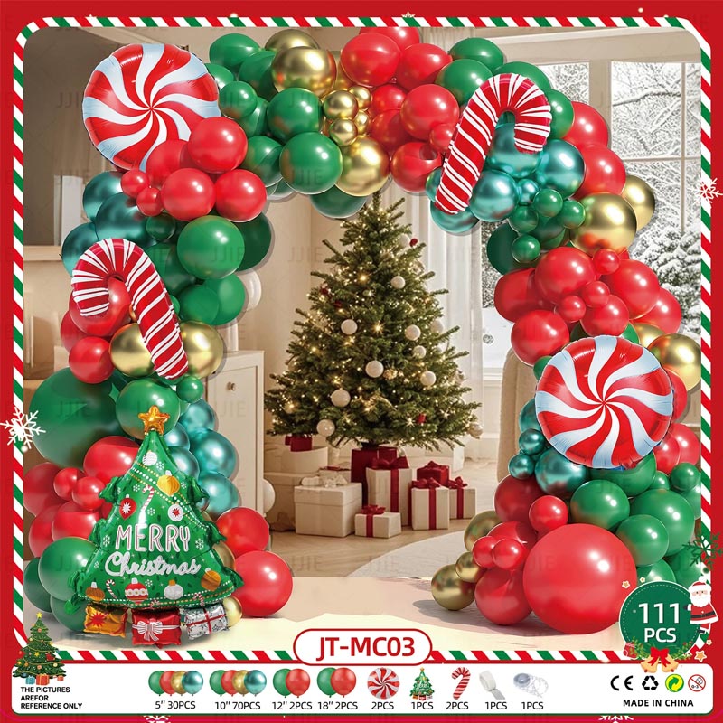 Christmas Balloon Garland Set 111Pcs #02