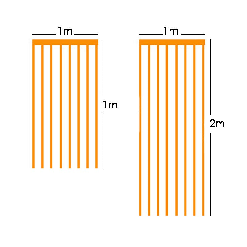 Pink Tones Party Backdrop Foil Fringe Curtains 1Mx2M 2Packs