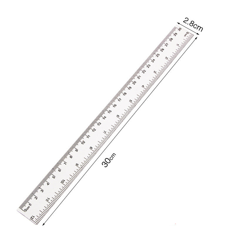 Transparent Plastic Ruler 15cm/20cm/30cm