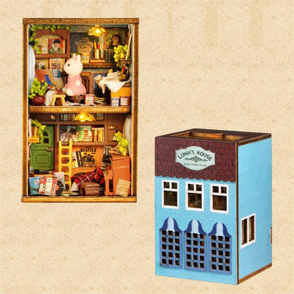 Little Rabbit Town | DIY Miniature House Kit 3D Wooden Model DIY Gift Puzzle