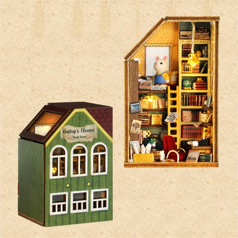 Little Rabbit Town | DIY Miniature House Kit 3D Wooden Model DIY Gift Puzzle