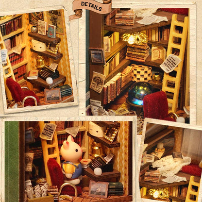Little Rabbit Town | DIY Miniature House Kit 3D Wooden Model DIY Gift Puzzle