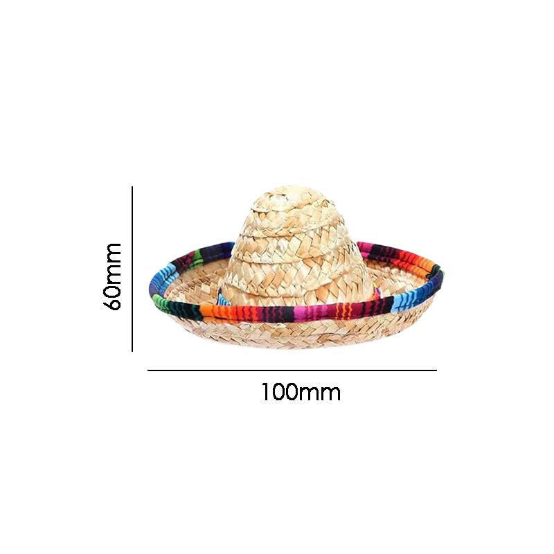 Mexican Style Straw Weaving Hat
