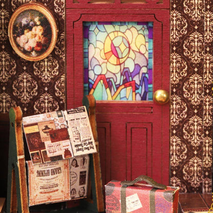 Coffee Bookstore | DIY  Miniature House Kit 3D Wooden Model DIY Gift Puzzle