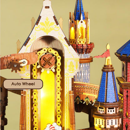 Annecy Castle Merry-Go-Round Circus | DIY Miniature House Kit 3D Wooden Model DIY Gift Puzzle