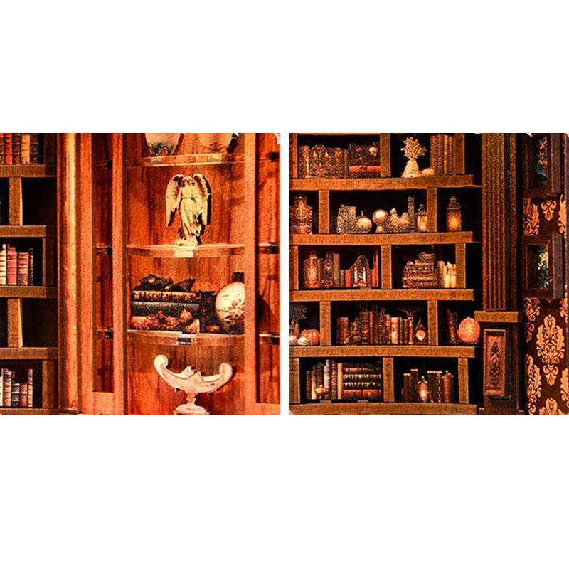 Wisdom Rings Bookstore | DIY Book Nook Miniature House Kit 3D Wooden Model DIY Gift Puzzle