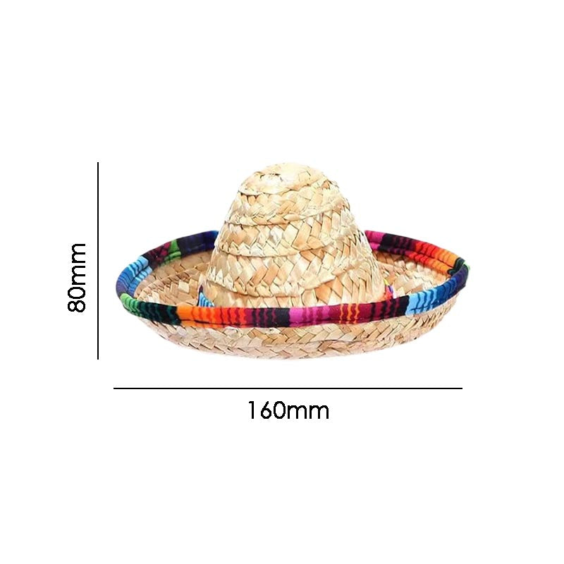 Mexican Style Straw Weaving Hat