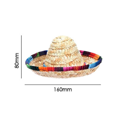 Mexican Style Straw Weaving Hat