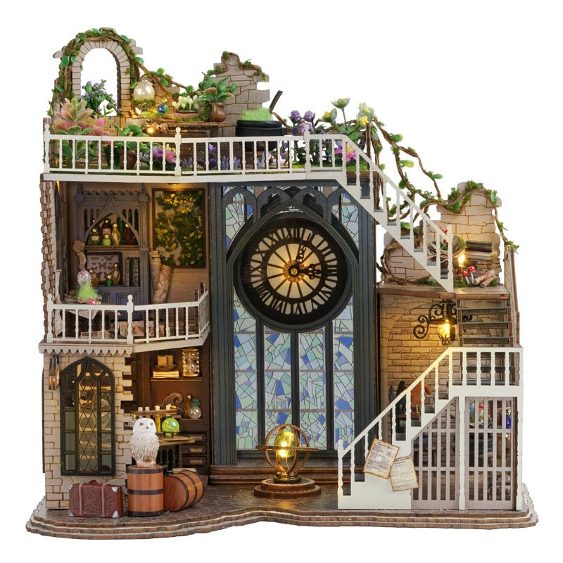 Magic House | DIY Miniature House Kit 3D Wooden Model DIY Gift Puzzle