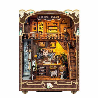 Caramel Dream | DIY Book Nook Miniature House Kit 3D Wooden Model DIY Gift Puzzle