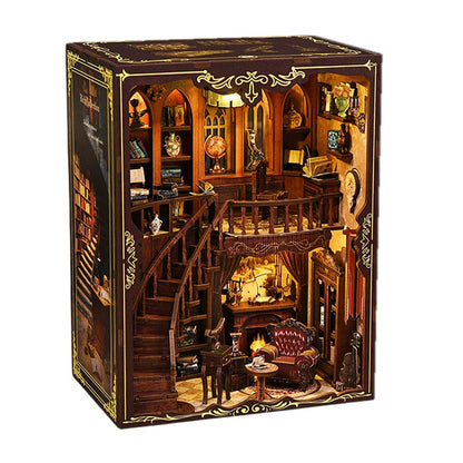 Ancient Rhyme Library | DIY Book Nook Miniature House Kit 3D Wooden Model DIY Gift Puzzle