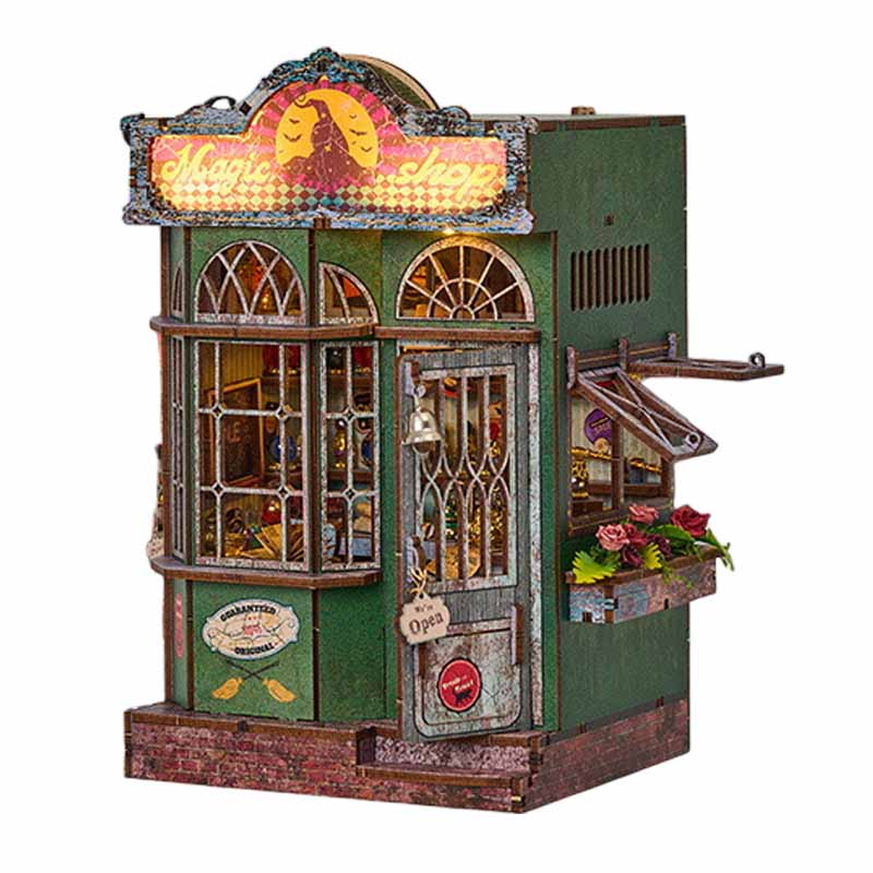 Magic Shop | DIY Book Nook Miniature House Kit 3D Wooden Model DIY Gift Puzzle