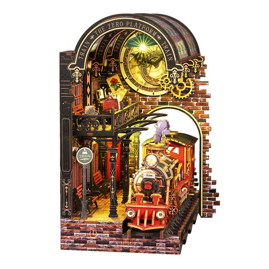Zero Platform | DIY Book Nook Miniature House Kit 3D Wooden Model DIY Gift Puzzle
