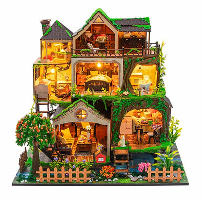 Fairytale Forest | DIY Miniature House Kit 3D Wooden Model DIY Gift Puzzle