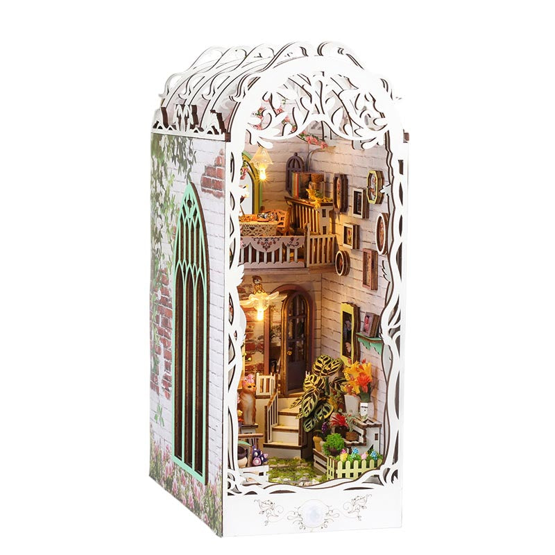 Flower House | DIY Book Nook Miniature House Kit 3D Wooden Model DIY Gift Puzzle