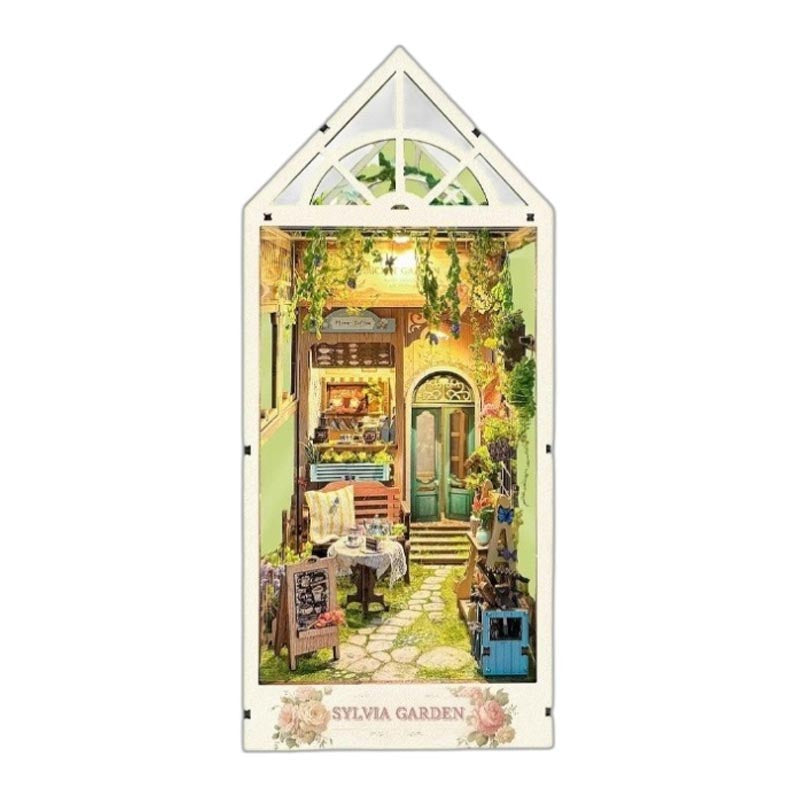 Flower Garden | DIY Book Nook Miniature House Kit 3D Wooden Model DIY Gift Puzzle