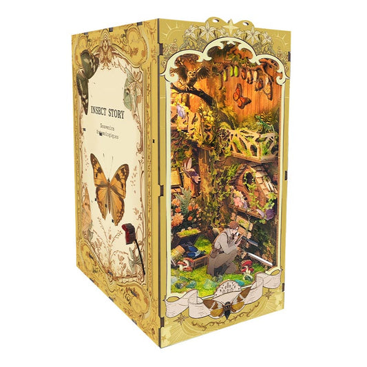 Insect Story | DIY Book Nook Miniature House Kit 3D Wooden Model DIY Gift Puzzle