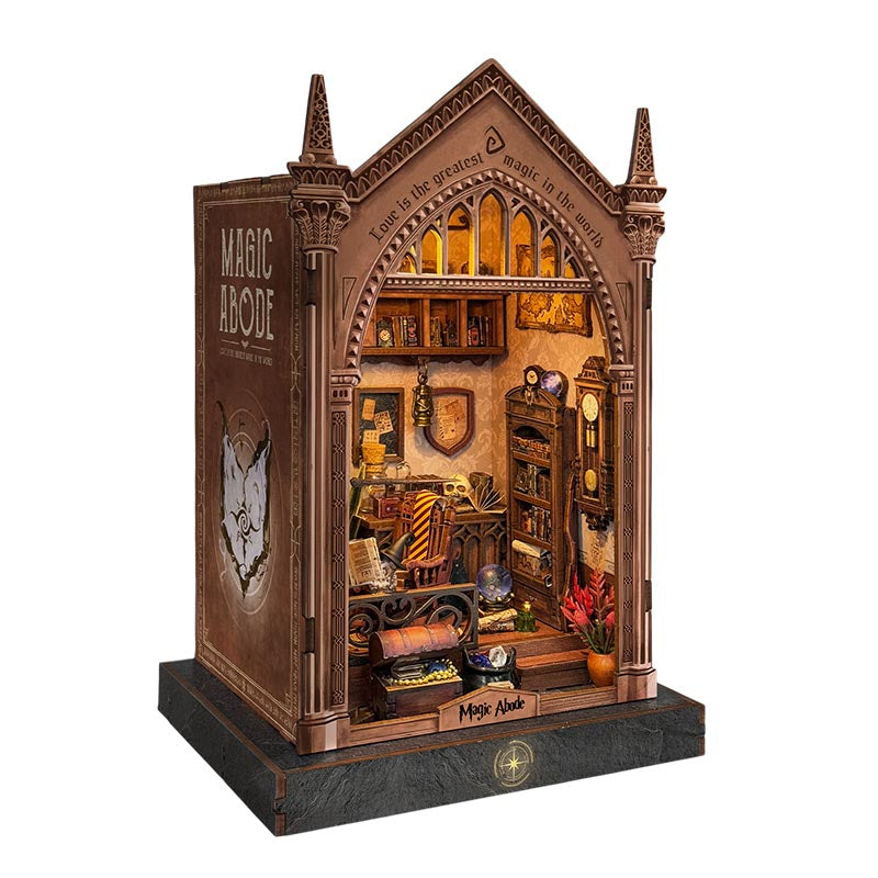 Magic Abode | DIY Book Nook Miniature House Kit 3D Wooden Model DIY Gift Puzzle