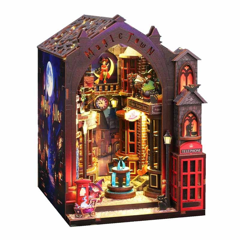 Magic Alley | DIY Book Nook Miniature House Kit 3D Wooden Model DIY Gift Puzzle