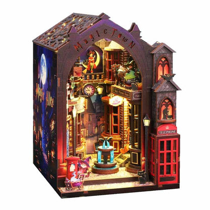 Magic Alley | DIY Book Nook Miniature House Kit 3D Wooden Model DIY Gift Puzzle